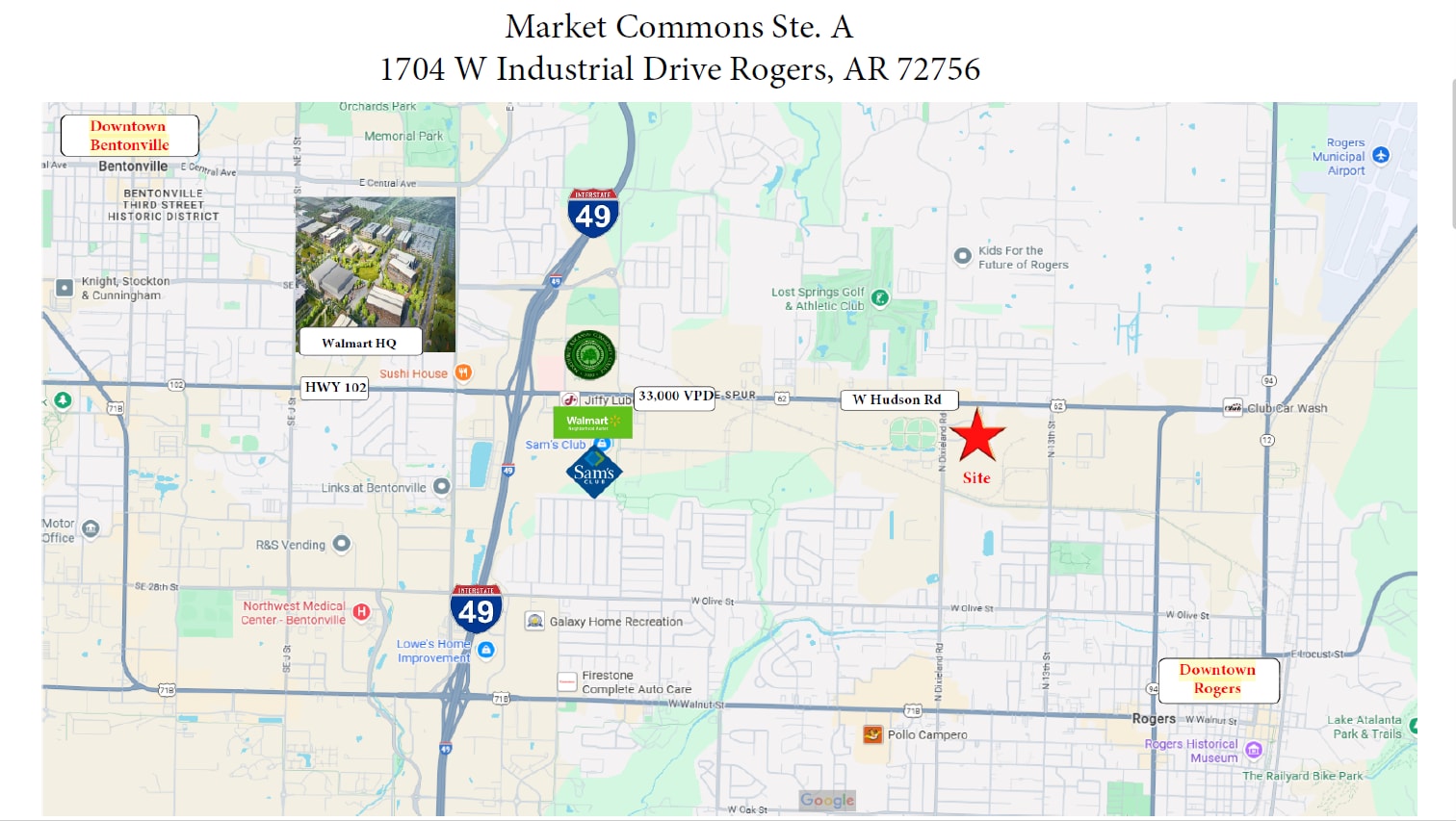 1704 W Industrial Dr, Rogers, AR à louer Photo principale- Image 1 de 6