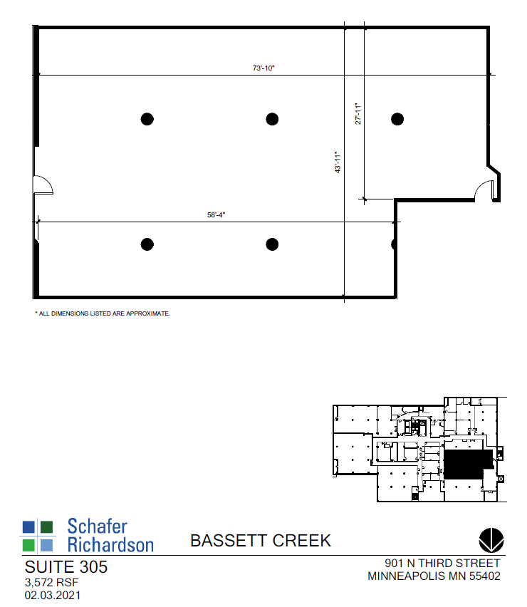 901 N 3rd St, Minneapolis, MN for lease Floor Plan- Image 1 of 1