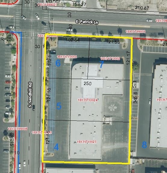 6126 S Sandhill Rd, Las Vegas, NV for lease - Aerial - Image 3 of 6