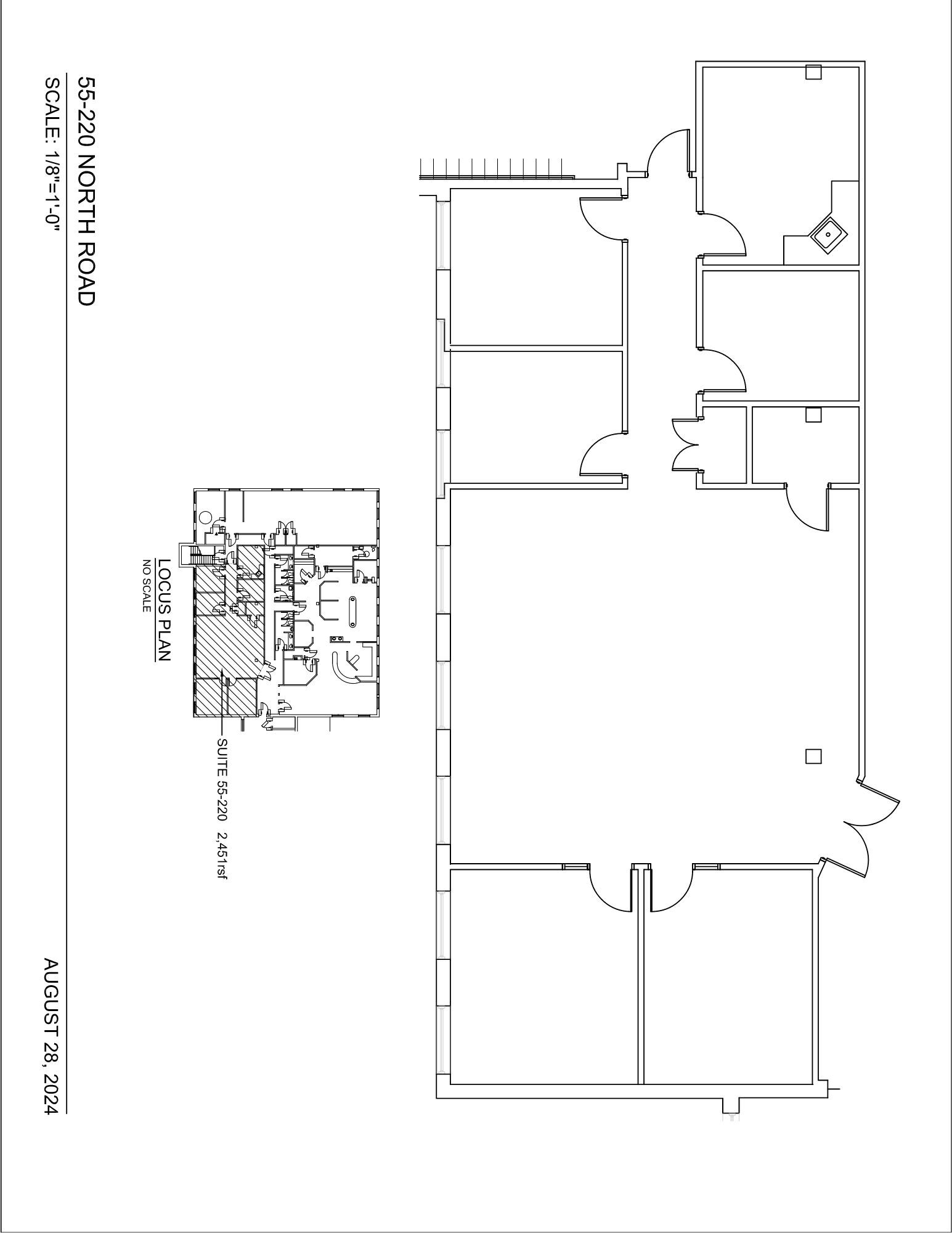 41-55 North Rd, Bedford, MA à louer Plan d  tage- Image 1 de 1