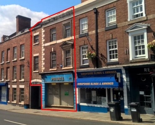 40 Wyle Cop, Shrewsbury for sale - Building Photo - Image 2 of 2