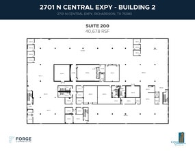 2703 N Central Expy, Richardson, TX à louer Plan d’étage- Image 2 de 2