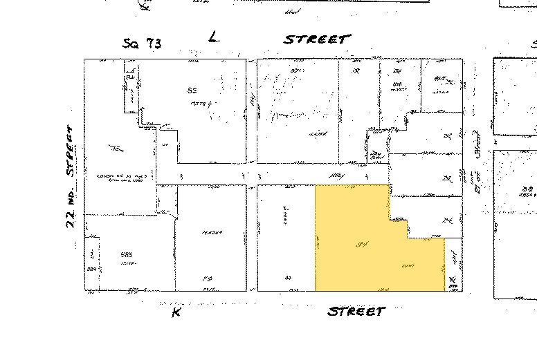 2121 K St NW, Washington, DC for lease - Plat Map - Image 2 of 28
