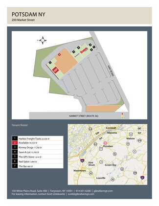 Plus de détails pour 200 Market St, Potsdam, NY - Commerce de détail à louer