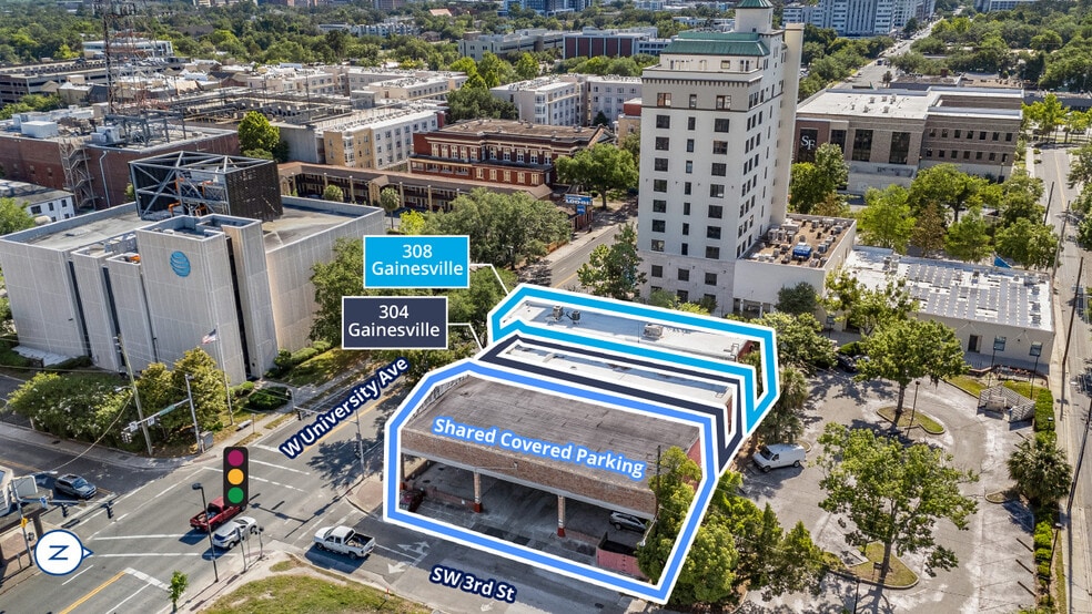 304 W University Ave, Gainesville, FL for sale - Aerial - Image 3 of 11
