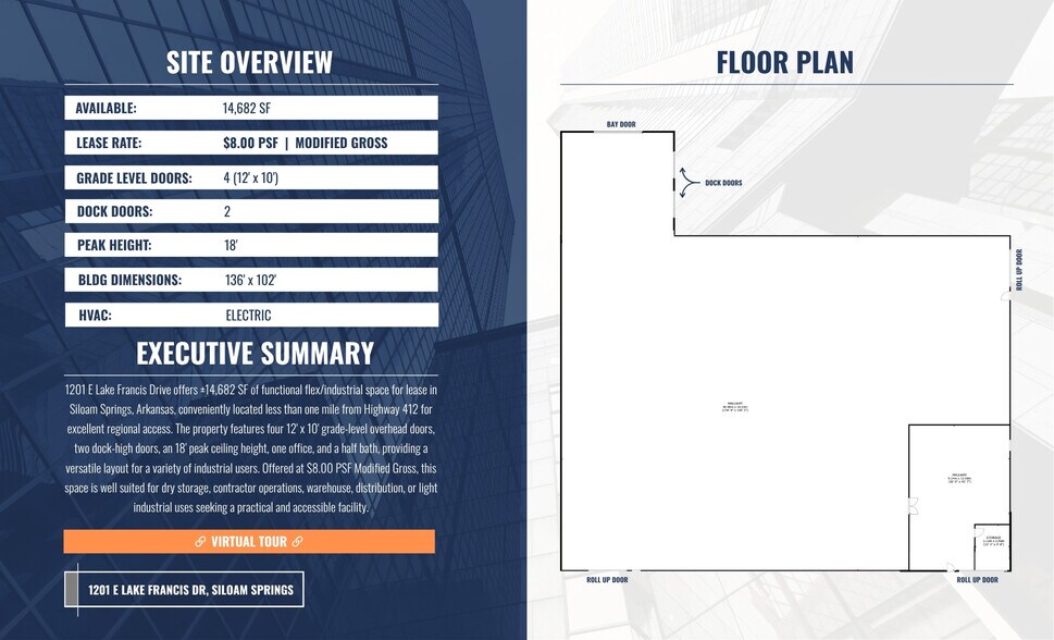 1201 E Lake Francis Dr, Siloam Springs, AR à louer - Plan d’étage - Image 3 de 11