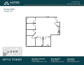 2211 Norfolk St, Houston, TX for lease Floor Plan- Image 1 of 1