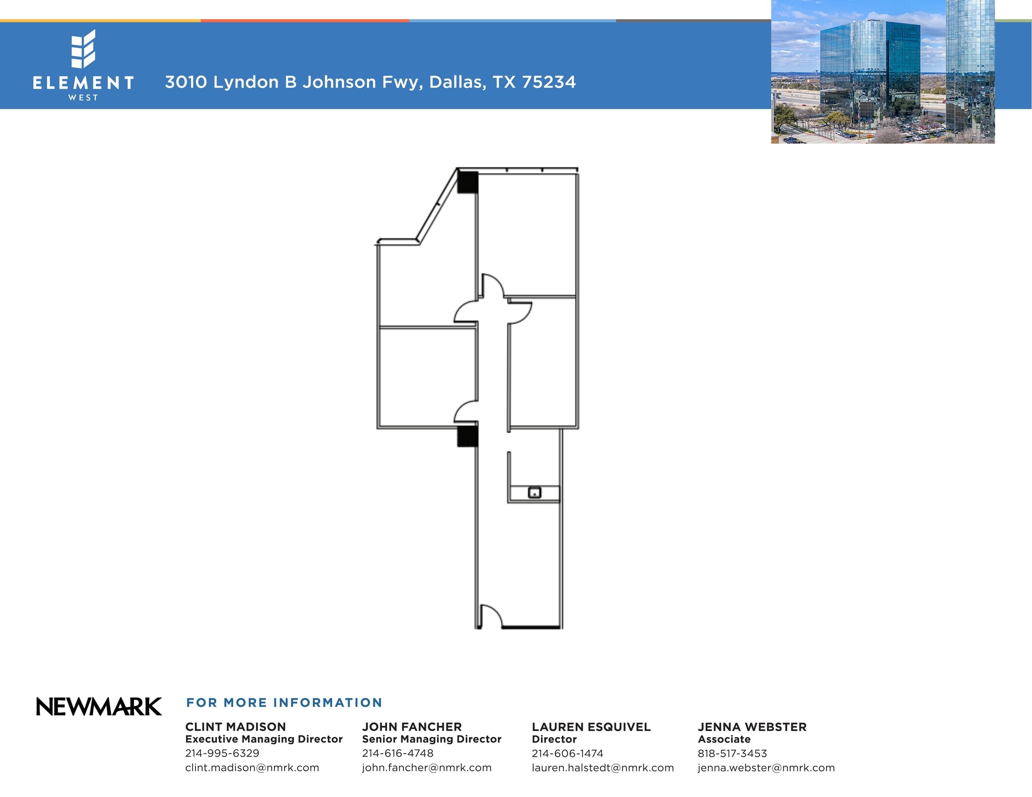 3010 Lyndon B Johnson Fwy, Dallas, TX à louer Plan de site- Image 1 de 2