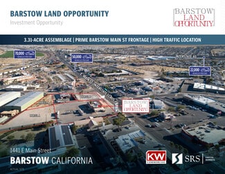 Plus de détails pour 1441 E Main St, Barstow, CA - Terrain à vendre