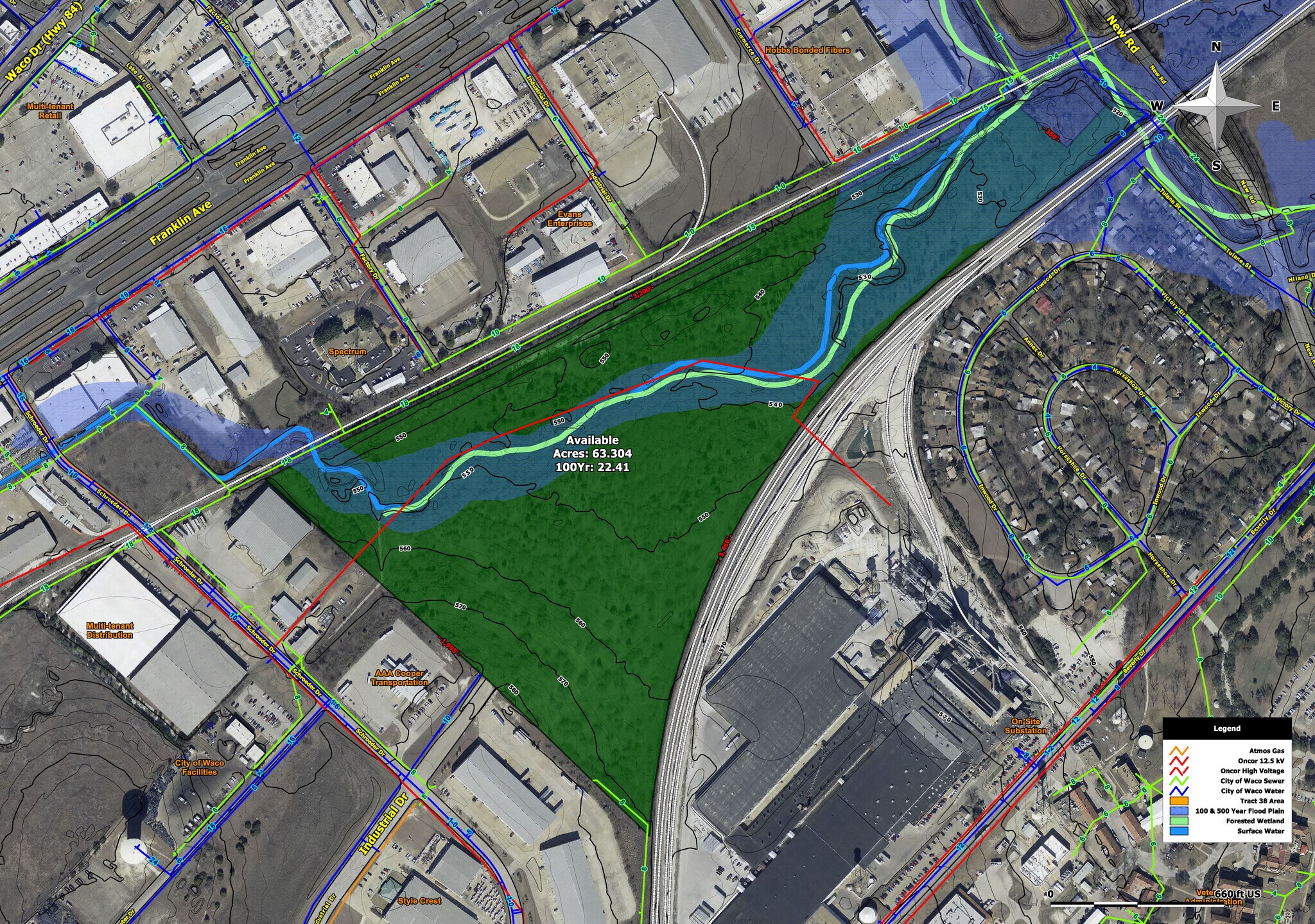 Texas Central Park, Waco, TX à vendre Photo du bâtiment- Image 1 de 2