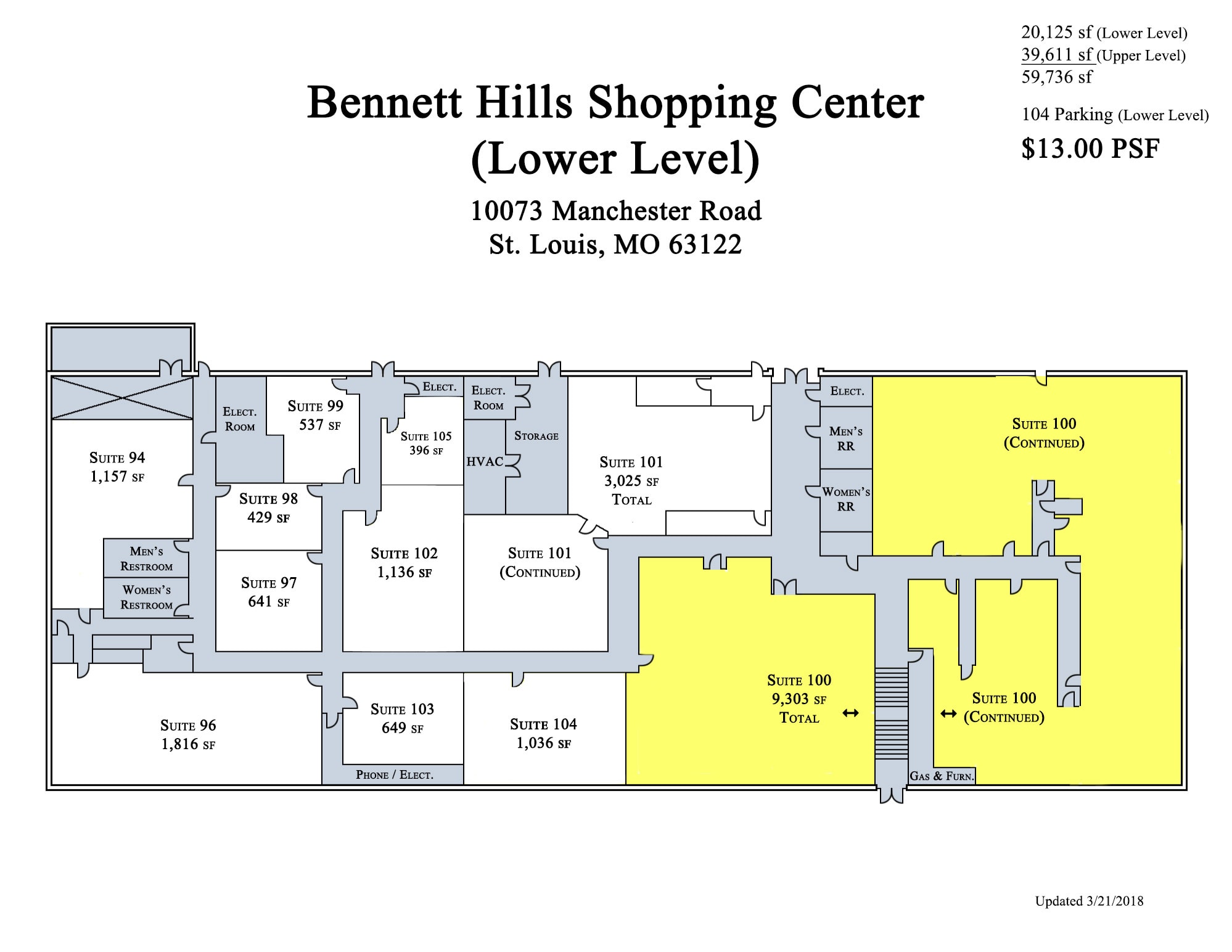 10037-10091 Manchester Rd, Warson Woods, MO à louer Photo intérieure- Image 1 de 1
