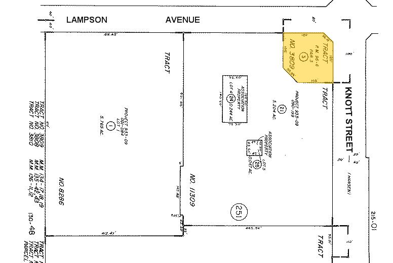 12513-12529 Knott St, Garden Grove, CA à louer - Plan cadastral - Image 2 de 3