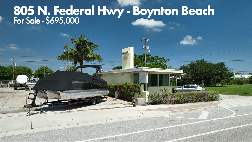 805 N Federal Hwy, Boynton Beach, FL à vendre - Vidéo sur l’inscription commerciale - Image 2 de 28