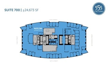 555 12th St, Oakland, CA for lease Floor Plan- Image 1 of 1