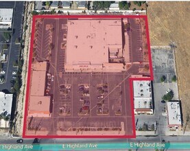 1700 E Highland Ave, San Bernardino, CA - AÉRIEN Vue de la carte