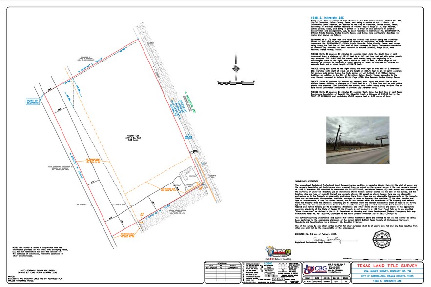 S I - 35E Land Crosby and Valwood portefeuille de 2 propriétés à vendre sur LoopNet.ca - Plan cadastral - Image 3 de 4