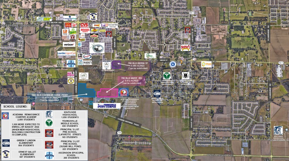 700 Savoy Rd Sugar Mill Pond Site For Sale rd, Youngsville, LA à vendre - Photo du bâtiment - Image 3 de 3