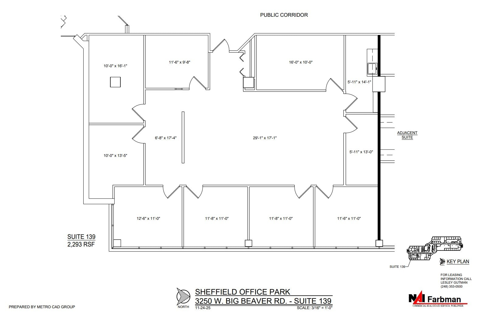 3310 W Big Beaver Rd, Troy, MI à louer Plan d’étage- Image 1 de 1