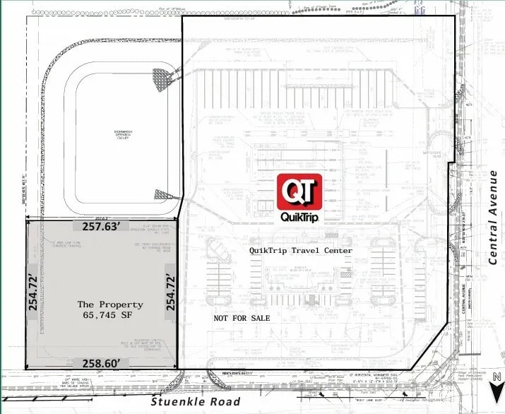 SEC of Stuenkel Rd & Central Ave, University Park, IL for sale - Site Plan - Image 3 of 3