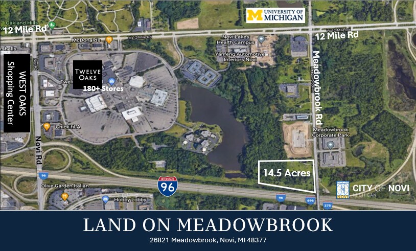 26821 Meadowbrook Rd, Novi, MI à vendre Photo du bâtiment- Image 1 de 2