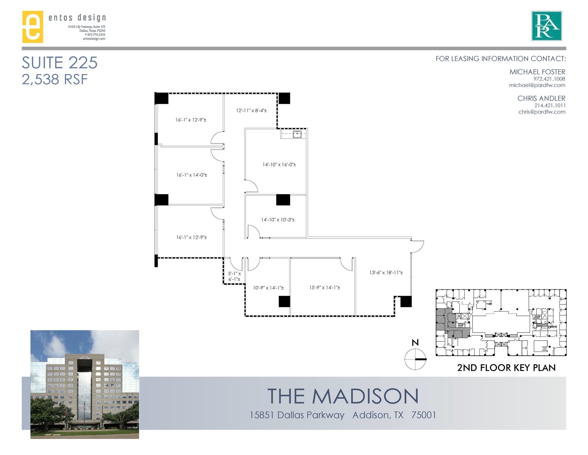 15851 Dallas Pkwy, Addison, TX for lease Floor Plan- Image 1 of 2