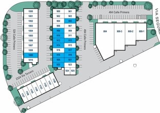 494 W Calle Primera, San Diego, CA à louer Plan de site- Image 1 de 1