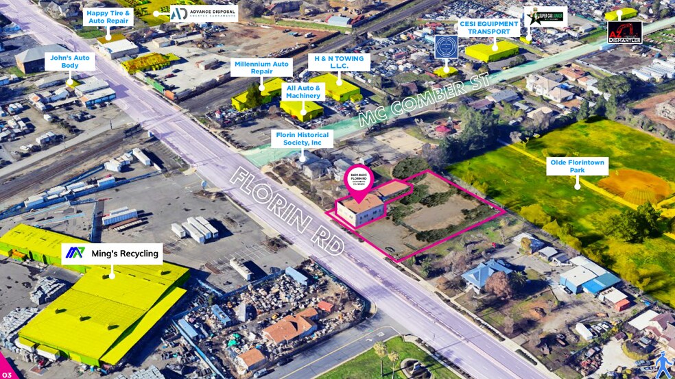 8401-8403 Florin Rd, Sacramento, CA à vendre - Photo du bâtiment - Image 3 de 9