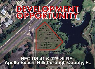 Plus de détails pour NEC US 41 & 12th NE st, Apollo Beach, FL - Terrain à louer