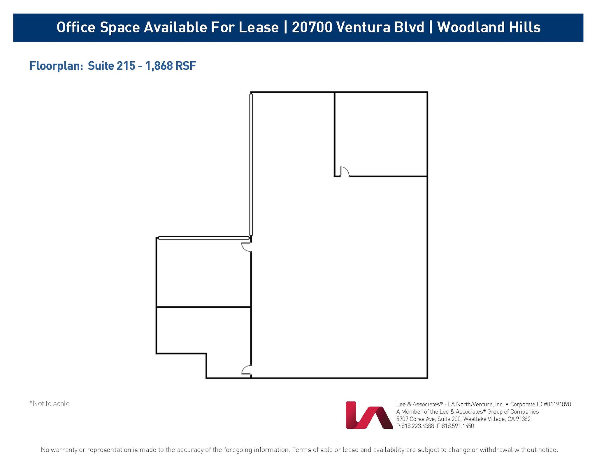 20700 Ventura Blvd, Woodland Hills, CA for lease Floor Plan- Image 1 of 1