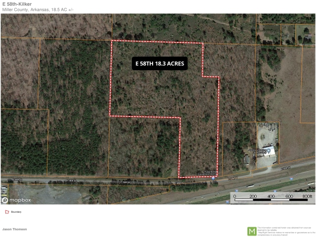 18.3 Acres E 58th St, Texarkana, AR for sale - Aerial - Image 1 of 1
