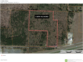 More details for 18.3 Acres E 58th St, Texarkana, AR - Land for Sale