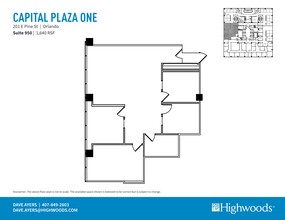 201 E Pine St, Orlando, FL for lease Site Plan- Image 1 of 1