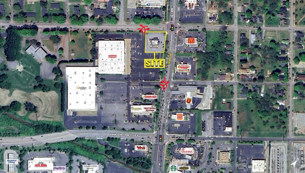 707 E Innes St, Salisbury, NC for lease - Aerial - Image 3 of 3