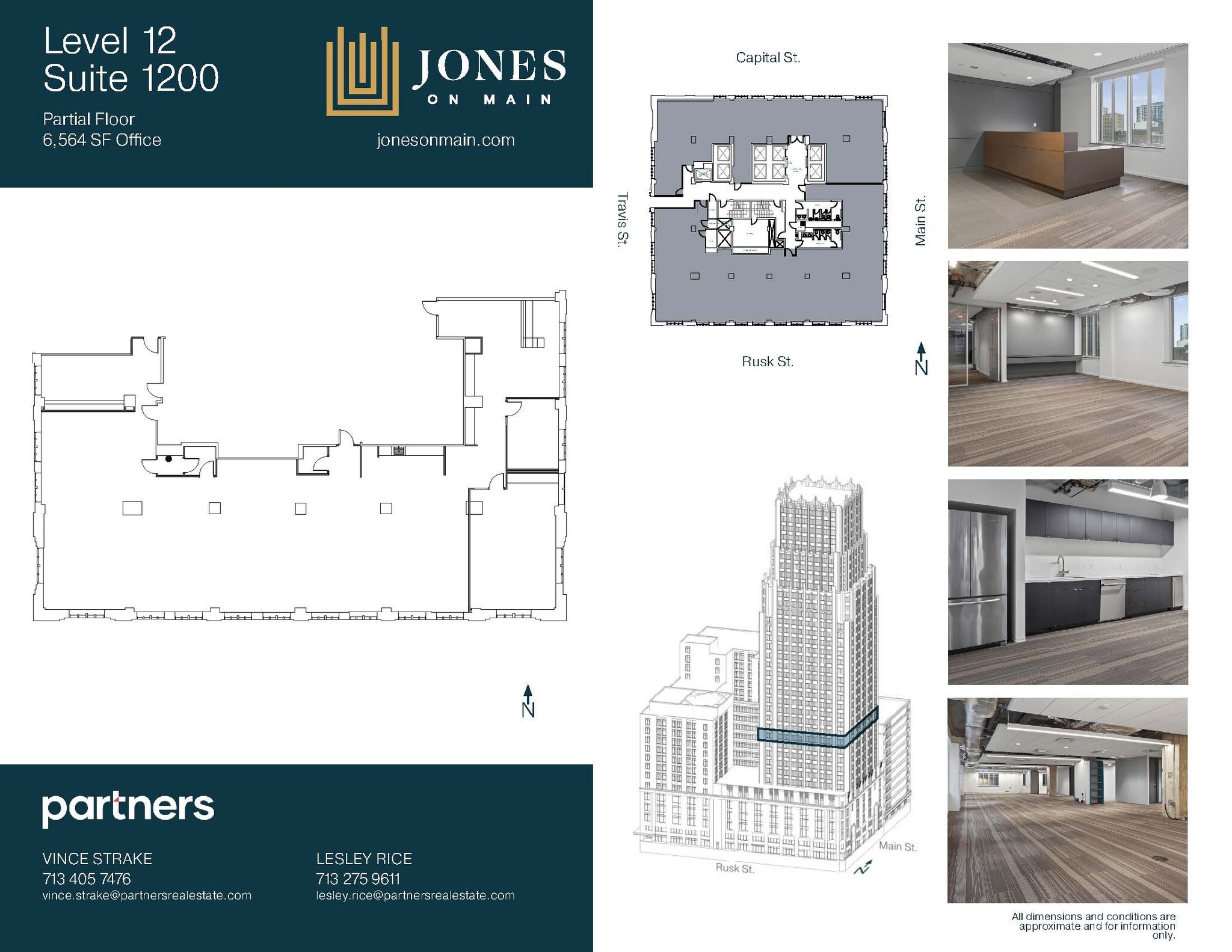 712 Main St, Houston, TX à louer Plan d’étage- Image 1 de 12