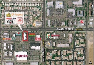 4645 E Chandler Blvd, Phoenix, AZ - Aerial  map view - Image1