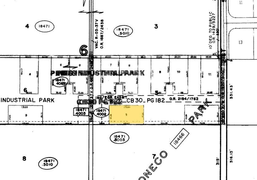 1944-1962 60th Pl E, Bradenton, FL for lease - Plat Map - Image 3 of 5