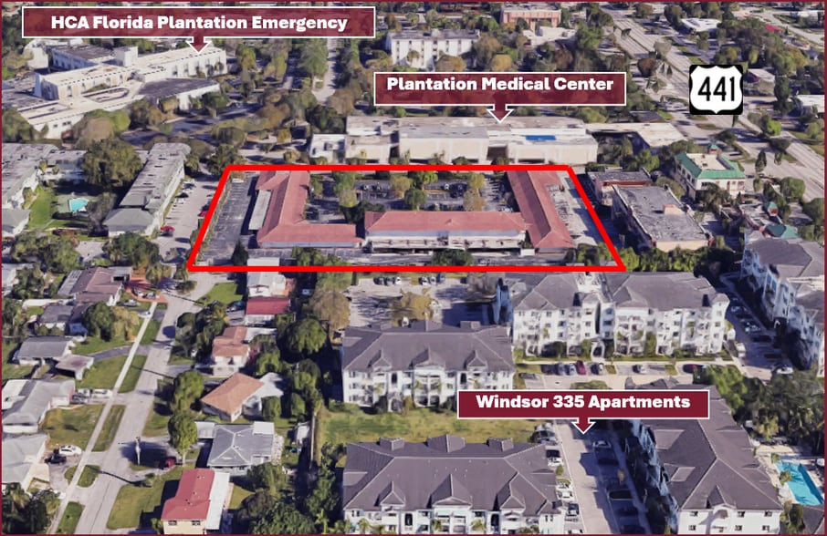 4100 S Hospital Dr, Plantation, FL à louer - Aérien - Image 2 de 13