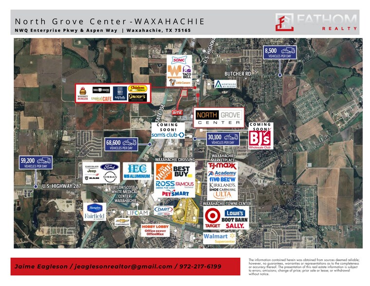 2000 Enterprise Pky, Waxahachie, TX for lease - Aerial - Image 2 of 4