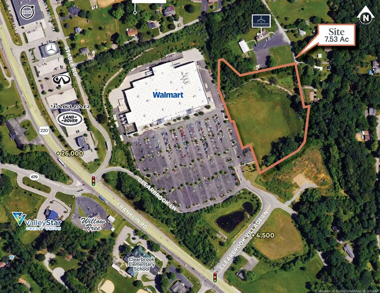 5350 Clearbrook Ln, Roanoke, VA à vendre - Aérien - Image 2 de 2