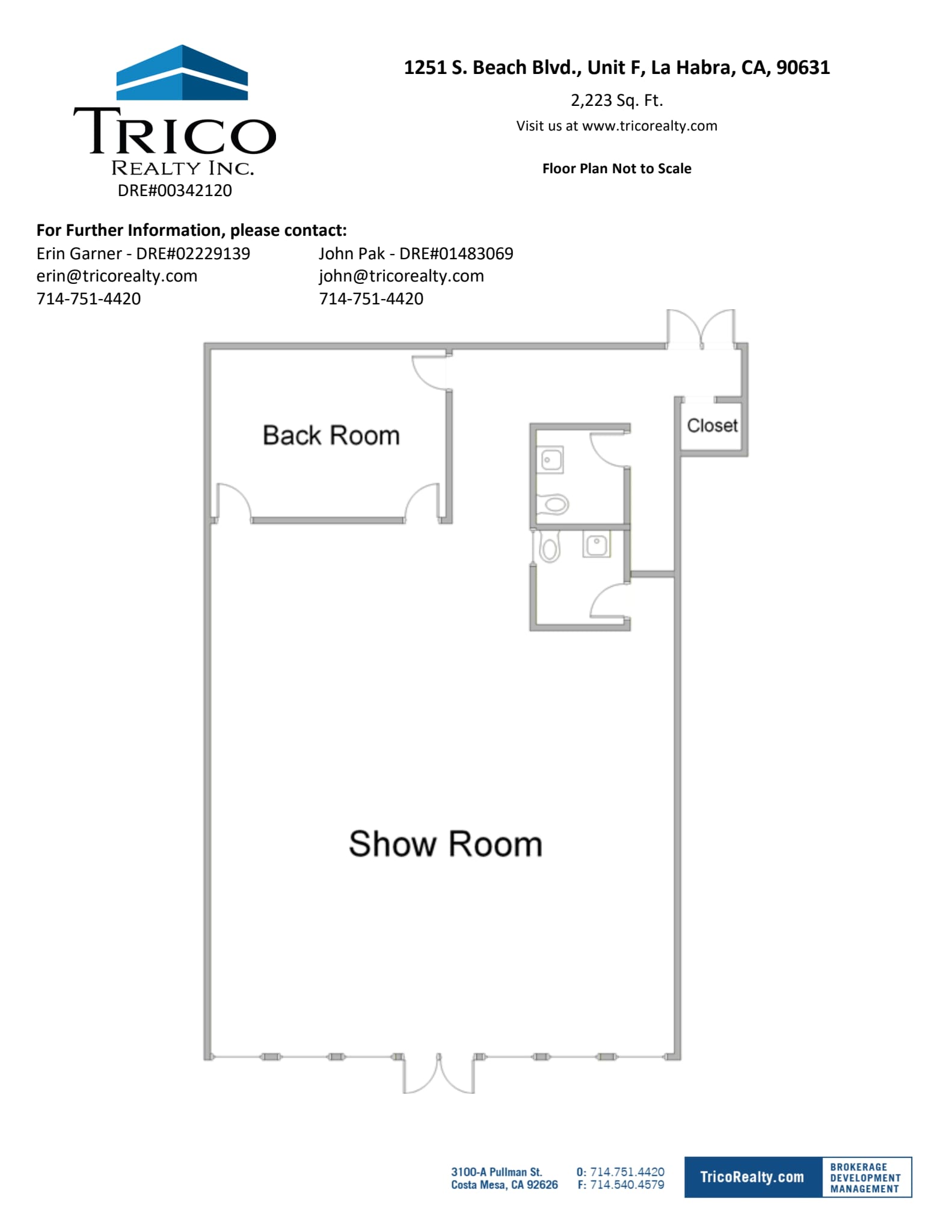 1251-1401 S Beach Blvd, La Habra, CA for lease Floor Plan- Image 1 of 1