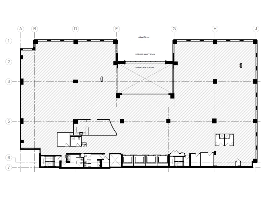 250 Albert St, Ottawa, ON à louer Plan d’étage- Image 1 de 1