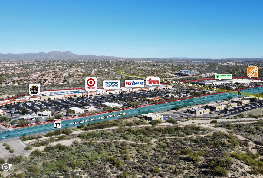 10775-10885 N Oracle Rd, Tucson, AZ à louer - Photo du bâtiment - Image 1 de 4