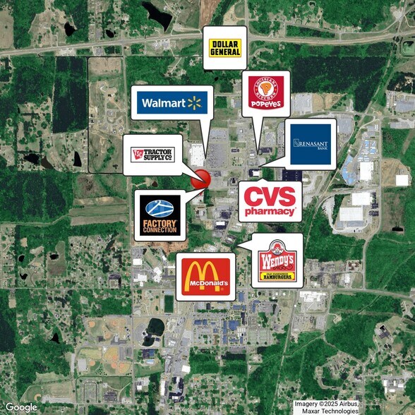 200 Walmart Cir, Booneville, MS à louer - Photo du bâtiment - Image 3 de 16
