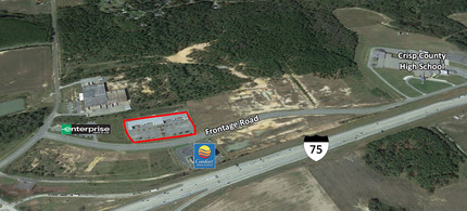 3002 Frontage Rd, Cordele, GA - aerial  map view