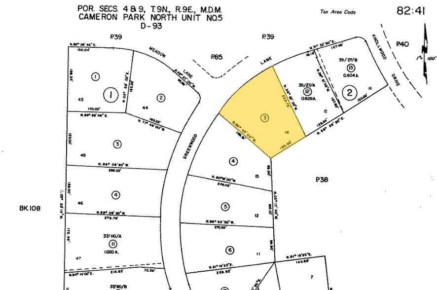 2558-2570 Greenwood Ln, Cameron Park, CA for lease - Plat Map - Image 2 of 4