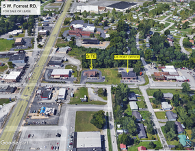 5 W Forrest Rd, Fort Oglethorpe, GA - aerial  map view