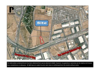 Plus de détails pour 615 S Americas Ave, El Paso, TX - Terrain à vendre