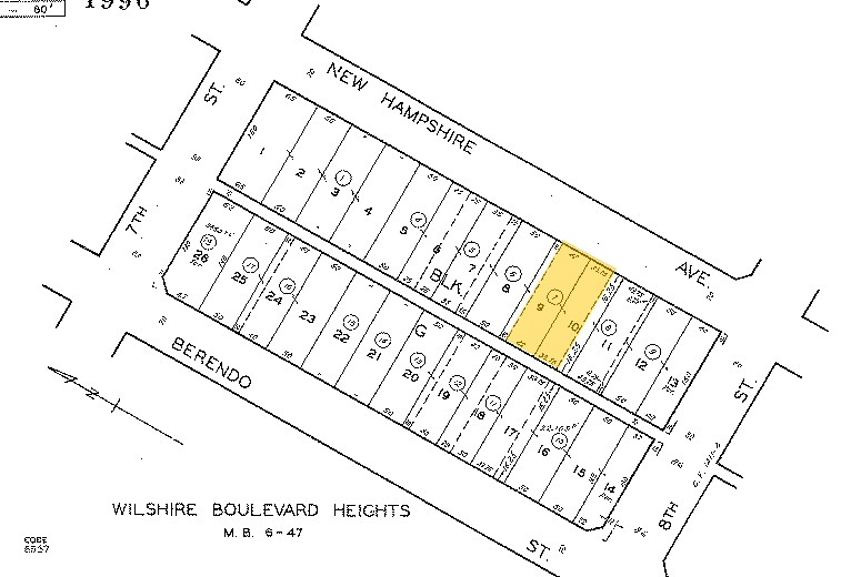 747 S New Hampshire Ave, Los Angeles, CA à vendre - Plan cadastral - Image 2 de 13