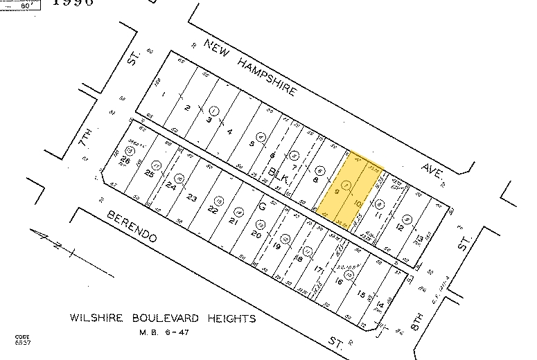 747 S New Hampshire Ave, Los Angeles, CA for sale - Plat Map - Image 2 of 13