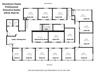 Plus de détails pour 610 W Main St, Visalia, CA - Bureau à louer